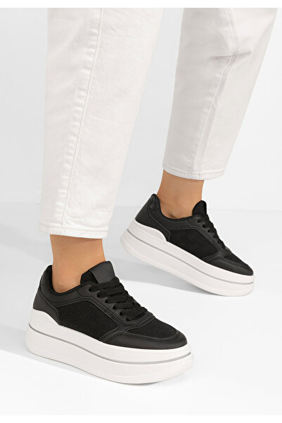 B T Shoes Sneakers με πλατφόρμα Elouisa μαύρα