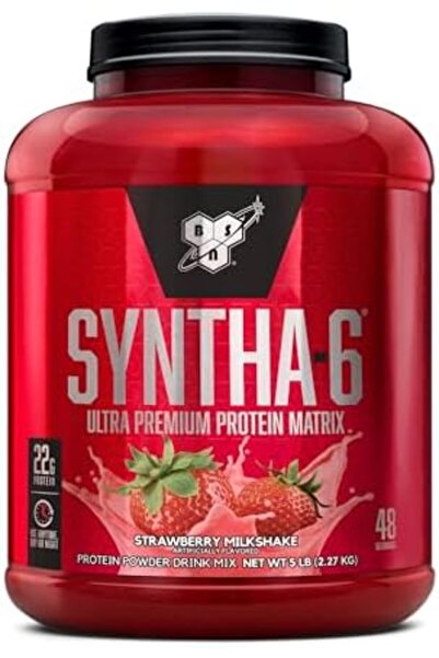 BSN Syntha-6 Ultra Premium Protein Matrix, Whey Protein Powder, Micellar Casein, Milk Protein Isolat