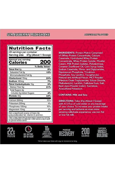 BSN Syntha-6 Ultra Premium Protein Matrix, Whey Protein Powder, Micellar Casein, Milk Protein Isolat