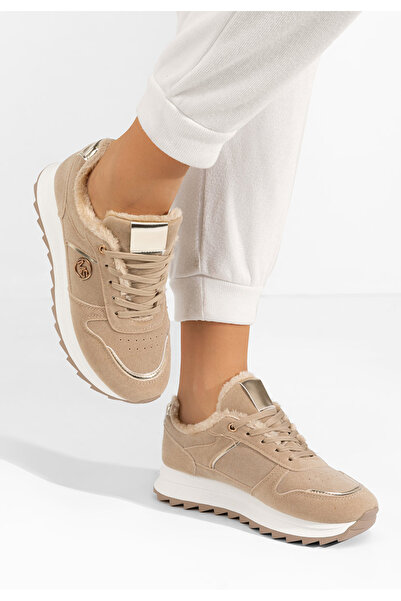 B T Shoes Khaki zimní tenisky dámské Carris