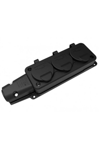 Genel Markalar VİP AYDINLATMA Monofaze Kauçuk Üçlü Grup Priz