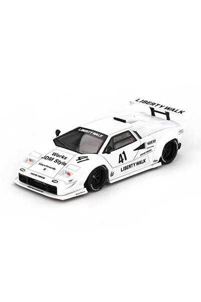 TOYFEST ميني جي تي 1/64 لامبورغيني كونتاتش LB-WORKS أبيض 2024 معرض تويوتا أوت...