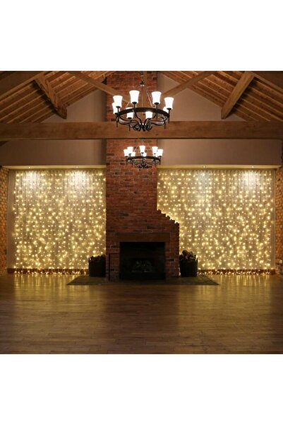 Flippy Christmas Curtain Lights, IP44, 9 m x 3 m, 720 Warm White LEDs