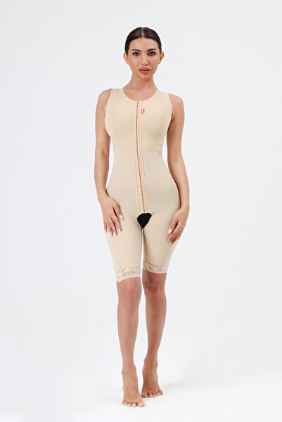 LİPOTEKS Postoperative Full Body Liposuction Corset Above Knee