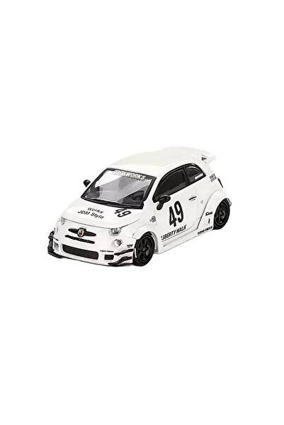 TOYFEST Mini GT 1/64 LB-WORKS x Abas Works ABARTH 595 Gara White - عبوة بلاست...