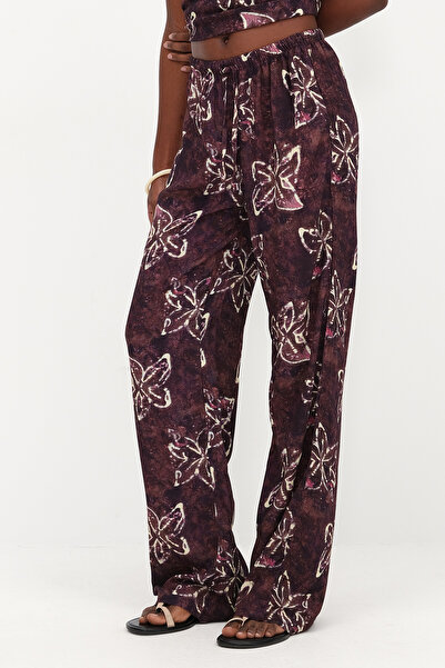 Addax Παντελόνι με λουλουδάτο σχέδιο PN17524