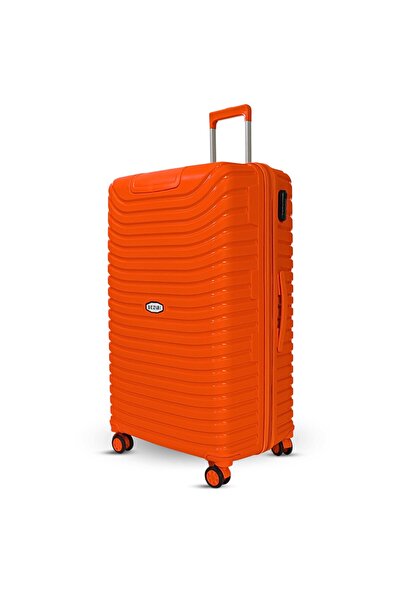 Bezubi Large Easy Travel Trolley, Orange, 140L, 84x50x38 cm