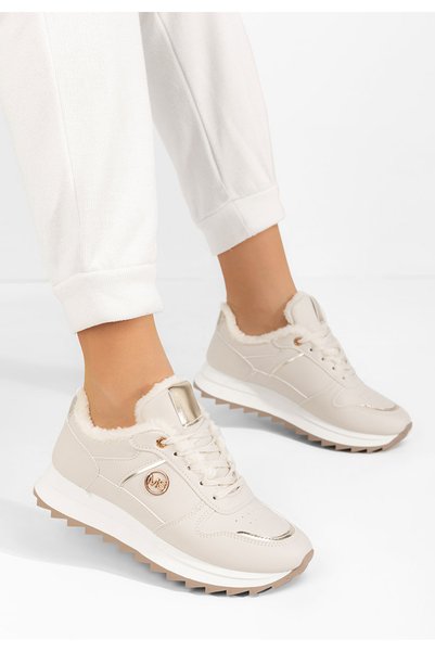 B T Shoes Sneakers dama imblaniti Carris bej