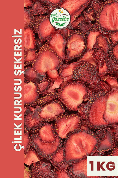 YENİ GÜZELCE Çilek Kurusu Şekersiz Cips - 1 Kg.