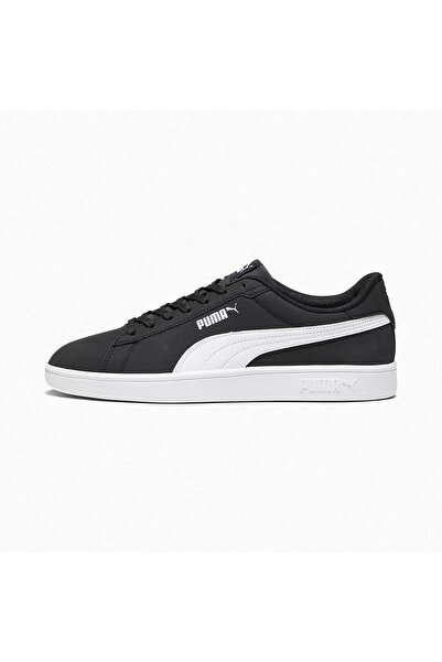 Puma حذاء رياضي رجالي من Smash 3.0 Buck - حذاء مشي، أسود/أبيض 39233601