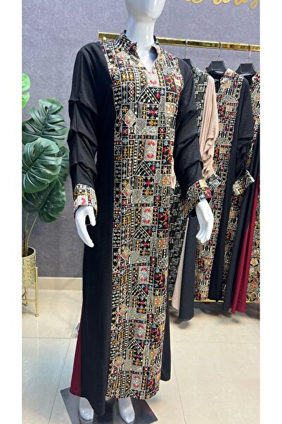 ONE WAY FASHION دراعة كويتية لونين وحبل عالضهر مع التطريز