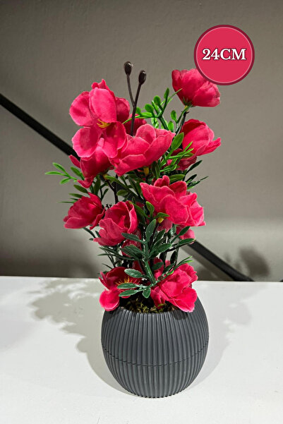 La bella bazar 24 см изкуствена цвете декоративна саксия за маса декоративно цвете малък размер естествен камък мъх саксия