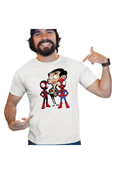 OEM Tricou Barbati Mr Bean Paienjenel Spiderman