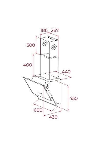 Teka Siyah İndüksiyonlu Ankastre Set ( TVT 60 Davlumbaz - İKNOB IT 6450 İndüksiyon Ocak- HLB 840 SS