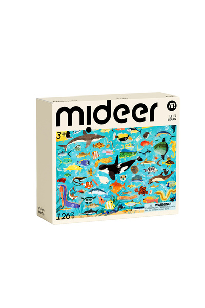 Mideer - Let's Learn Educational Puzzle 126pcs - Ocean Trip