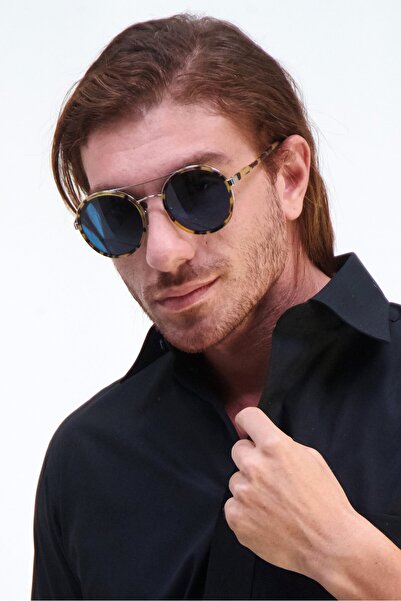 Longchamp Men LO631S Fashion Sunglasses, Gold/Yellow