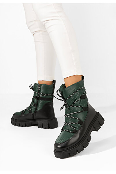 B T Shoes Γυναικείες Μπότες Χιονιού πρασινο Abaira