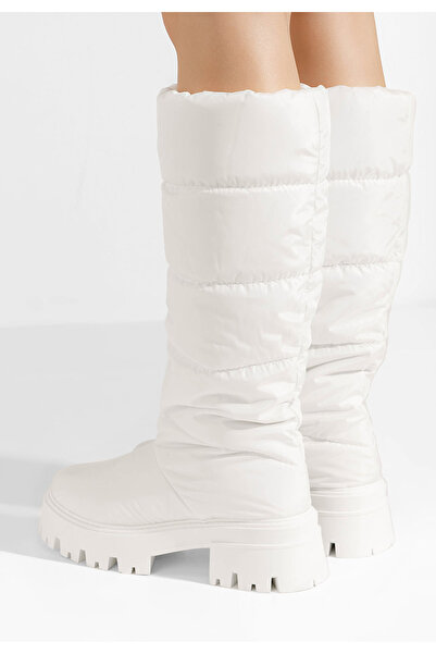 B T Shoes Γυναικείες Μπότες Χιονιού Peppa λευκά