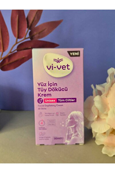 Vi-vet YÜZ İÇİN TÜY DÖKÜCÜ KREM 30 ML UNİSEX TÜM CİLTLER İÇİN