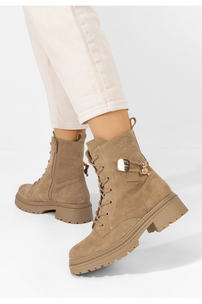 B T Shoes Αρβυλάκια γυναικεία Harriett χακι