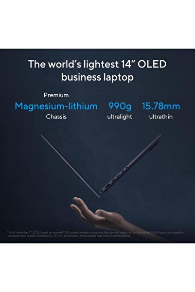 ASUS Laptop (2025) Copilot+ PC- 1st Series Intel Core 7-150U 14" WQXGA 1TB SSD 32GB RAM