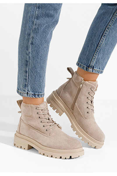 B T Shoes Αρβυλάκια γυναικεία Sedria μπεζ