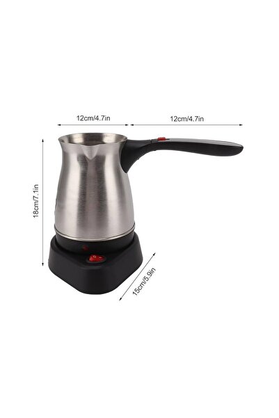 King HAZ Türk Kahve Makinesi – 6 Fincan Kapasiteli, Dayanıklı Çelik Tasarım