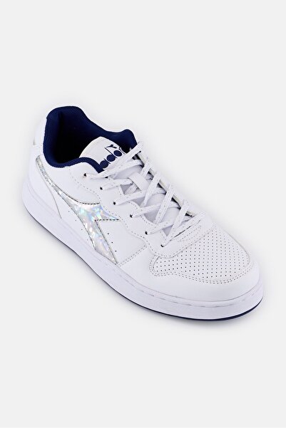 Diadora Women Playground WN Lace Up Sports Shoes, White