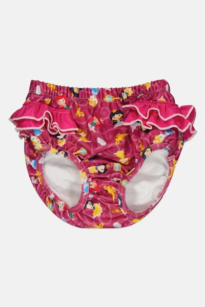 Coega Sunwear Toddlers Girl Allover Print Pull Swim Diaper, Multicolor