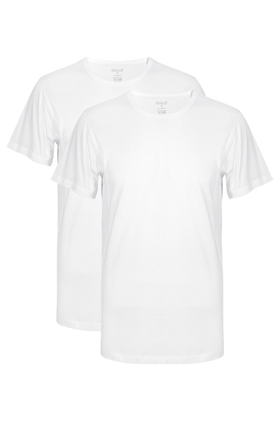 Kom Hulio Men's 100% Cotton Crew Neck Short Sleeve 2-Piece Tshirt