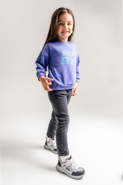 mnpc Kız Çocuk Gri-Pembe Su Geçirmez Anatomik Günlük Ayakkabı