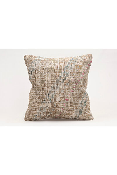 Kilim Whole Sale غطاء وسادة عتيق مصنوع يدويًا من الكليم والصوف مقاس 40x40 سم