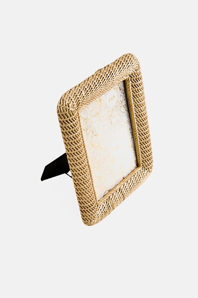 Enchante Accessories Metallic Photo Frame 10 x 15 Cm, Gold