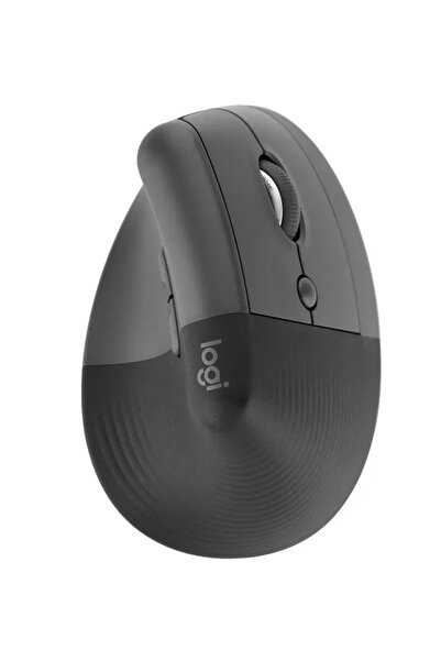 logitech LIFT Wireless Mouse, Vertical Mouse, Graphite