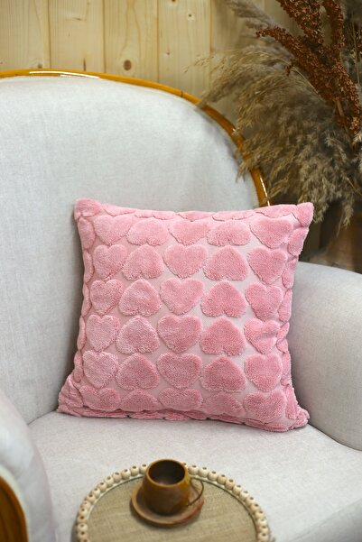 Elvya Love | Welsoft Jakarlı Dekoratif Kırlent Kılıfı 43x43 cm - ZTLOVE