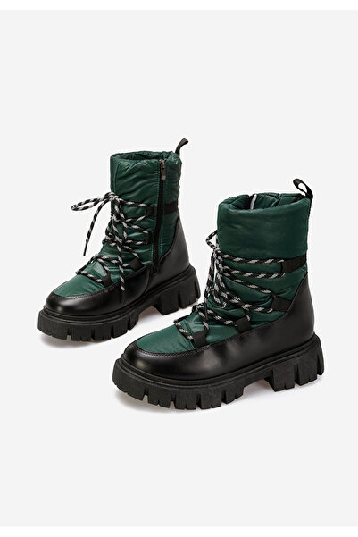 B T Shoes Γυναικείες Μπότες Χιονιού πρασινο Abaira