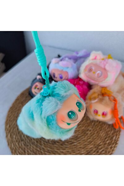 senacacollection Labubu Plush Drawstring Pencil Case Imported Plush Pen Holder 1Pc