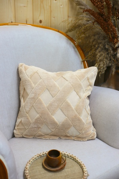 Elvya Σταυρός |   Διακοσμητικό κάλυμμα μαξιλαριού Welsoft Jacquard 43x43 - ZT...