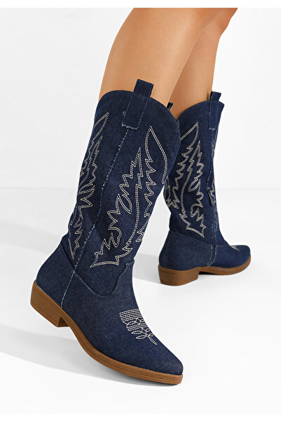 B T Shoes Denim dámské kozačky Venezuela