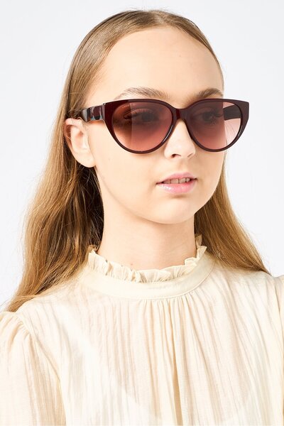 Lacoste Women L985S-603 Oval Sunglasses, Brown