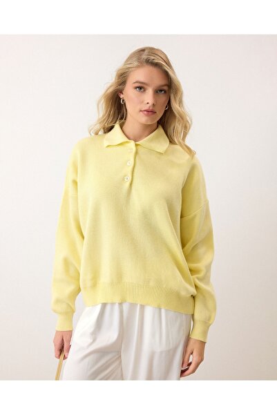 AÈC PRIVÈ سويت شيرت نسائي بياقة سانت بولو 33