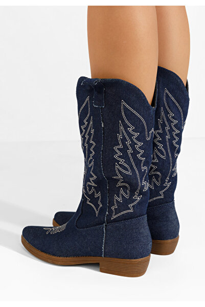 B T Shoes Denim dámské kozačky Venezuela