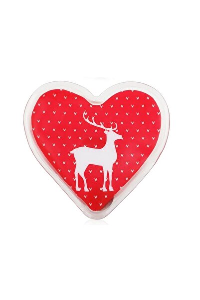 Sia Heart Shaped Deer Pocket Stove, Hand Warmer, Hot Water Bag Pvc 9cm