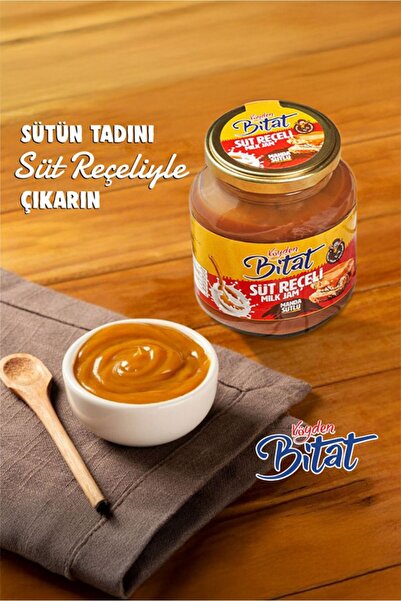 Köyden bitat Doğal Süt Reçeli , Kahvaltılık & Tatlı Sosu 350 gr