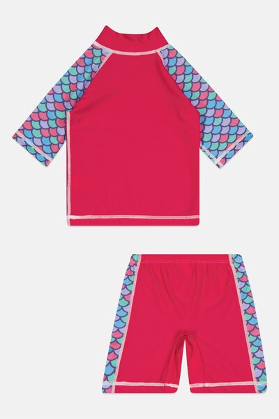 Coega Sunwear Toddlers Girl 2 Pieces Printed Swimwear Set, Muticolor