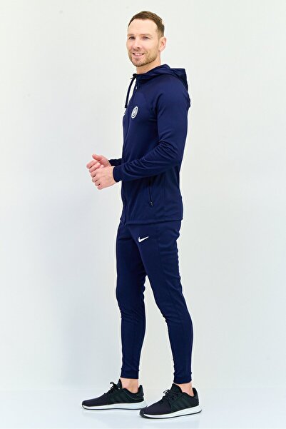 Nike Men Slim Fit 2 Pieces Brand Logo Tracksuits, Navy Blue