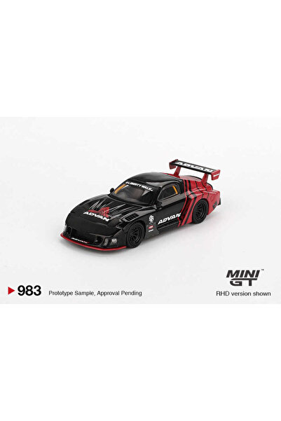 mini gt 1:64 Mazda Rx-7 lb Super Silhouette Advan Diecast Model Car
