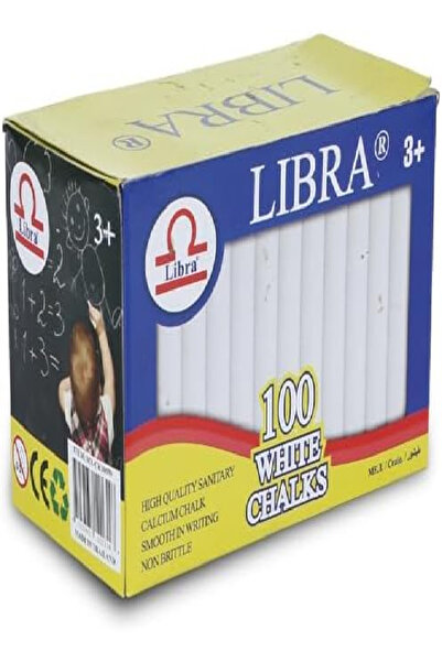 RAHALIFE HOME SOLUTION Rahalife Dustless White Chalks – Smooth Writing, Non-Brittle Calcium Chalk, 100-Piece Box