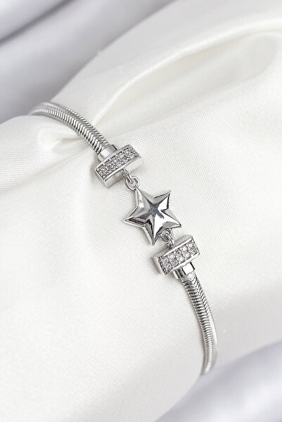 callerrons accessories سوار نسائي من النحاس الأصفر بحجر الزركون على شكل نجمة ...