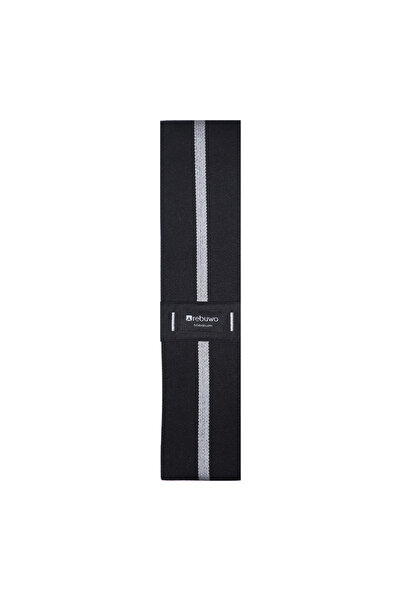 Rebuwo Medium Squat Resistance Band 35X8 cm Non-Slip Fitness Exercise Band - Black & Light Gray